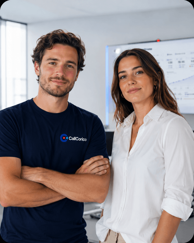 Équipe commerciale CallCorico spécialisée en prospection B2B